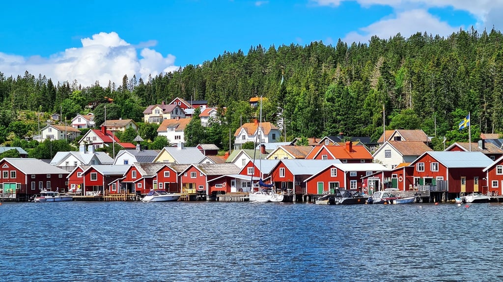 Blick auf Ulvön: Mehr Schweden passt kaum auf ein einzelnes Bild.