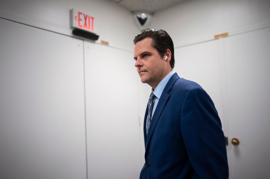 Der 41-jährige Anwalt Gaetz zählt zu den Hardlinern der Republikaner im Repräsentantenhaus, in dem er seit 2017 sitzt.