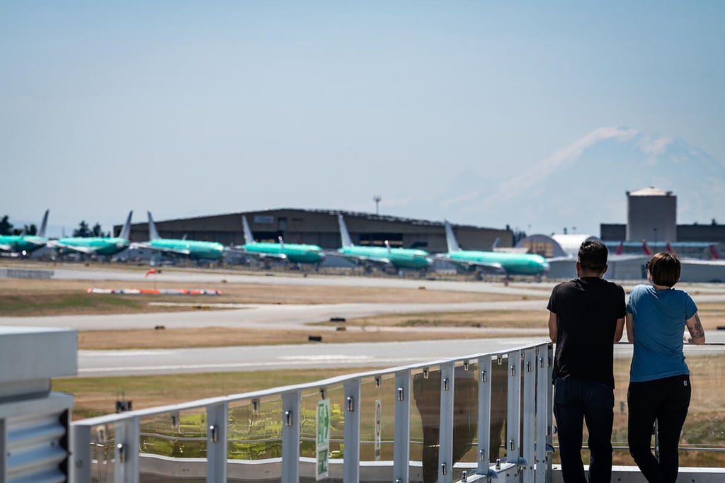 Auf der 80-minütigen „Boeing Everett Factory Tour“ können Besucher Einblicke in den Flugzeugbau bekommen.