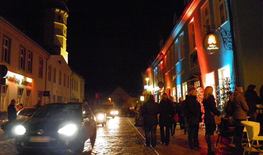 Die Lichternacht in Salzwedel ist bei Einheimischen wie Touristen beliebt.