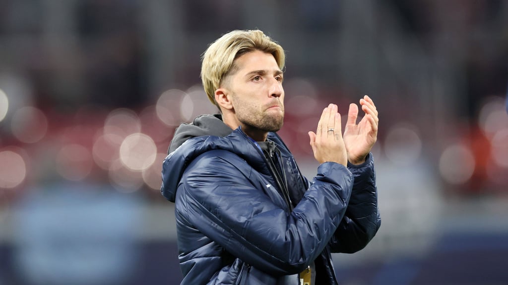 Beim Champions-League-Spiel von RB Leipzig gegen Manchester City war Kevin Kampl verletzt nur Zuschauer.
