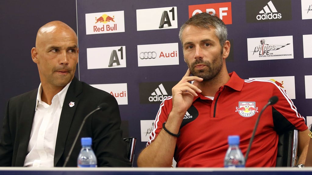 Waren früher gemeinsam bei RB Salzburg: VfL-Coach Thomas Letsch (l.) und RB-Trainer Marco Rose