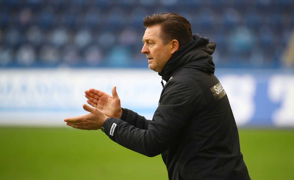 Am Sonnabend gab es gegen den Karlsruher SC ein 1:1 für Trainer Christian Titz und seinen 1. FC Magdeburg.