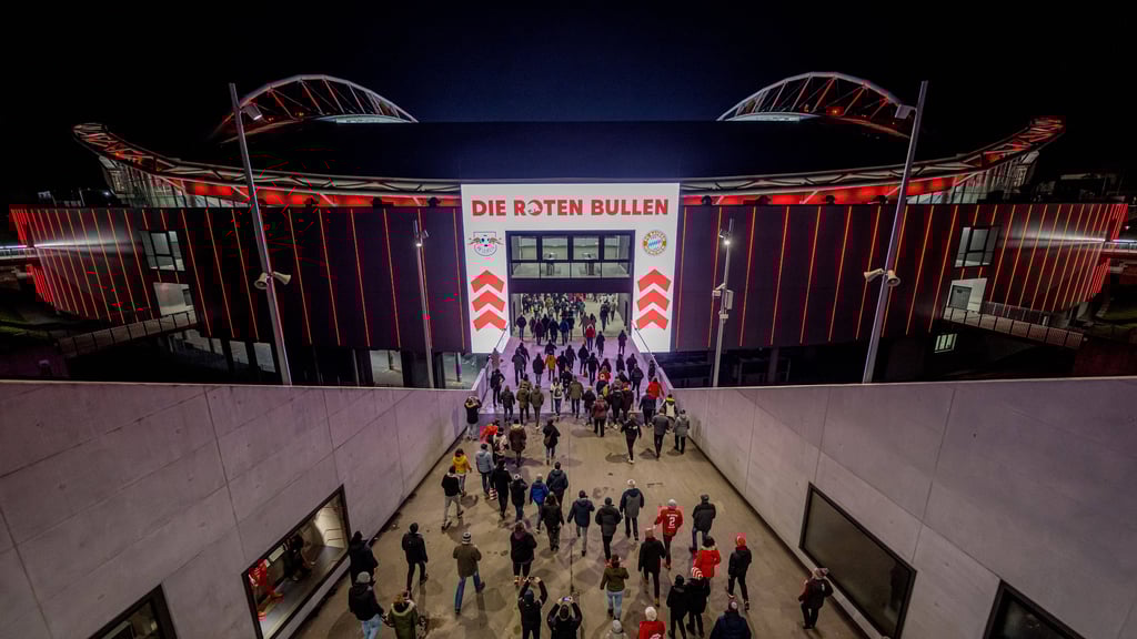 An der Leipziger Red-Bull-Arena wurde zuletzt ein neues Verkehrskonzept bei der Anreise getestet.