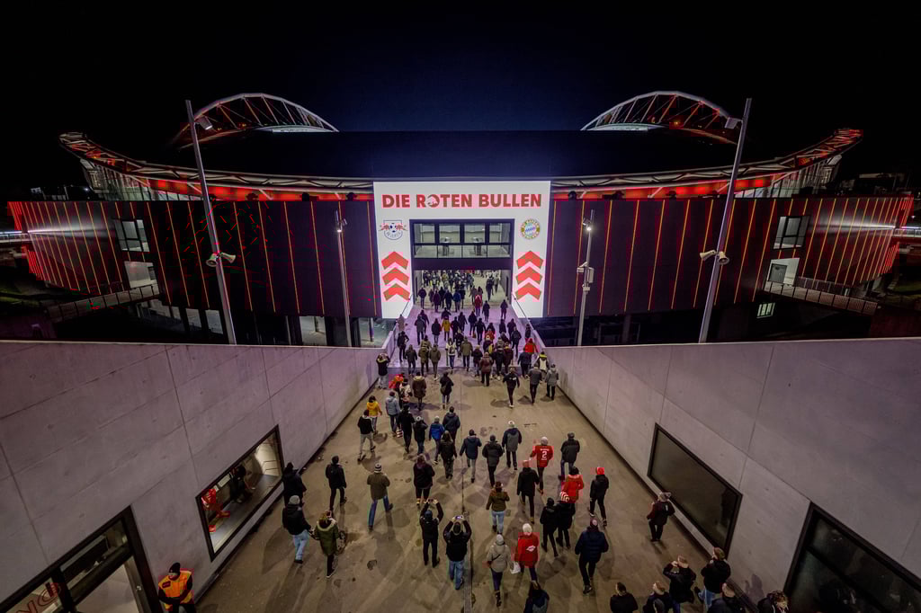 An der Leipziger Red-Bull-Arena wurde zuletzt ein neues Verkehrskonzept bei der Anreise getestet.