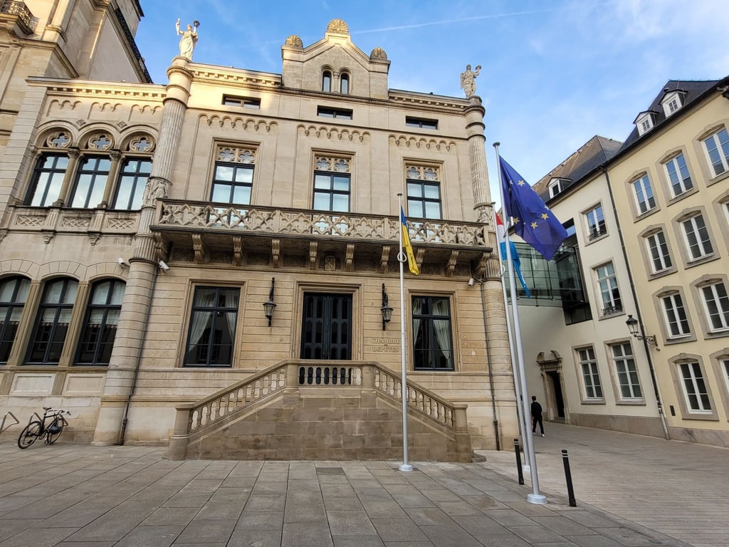 Das Parlamentsgebäude in Luxemburg.