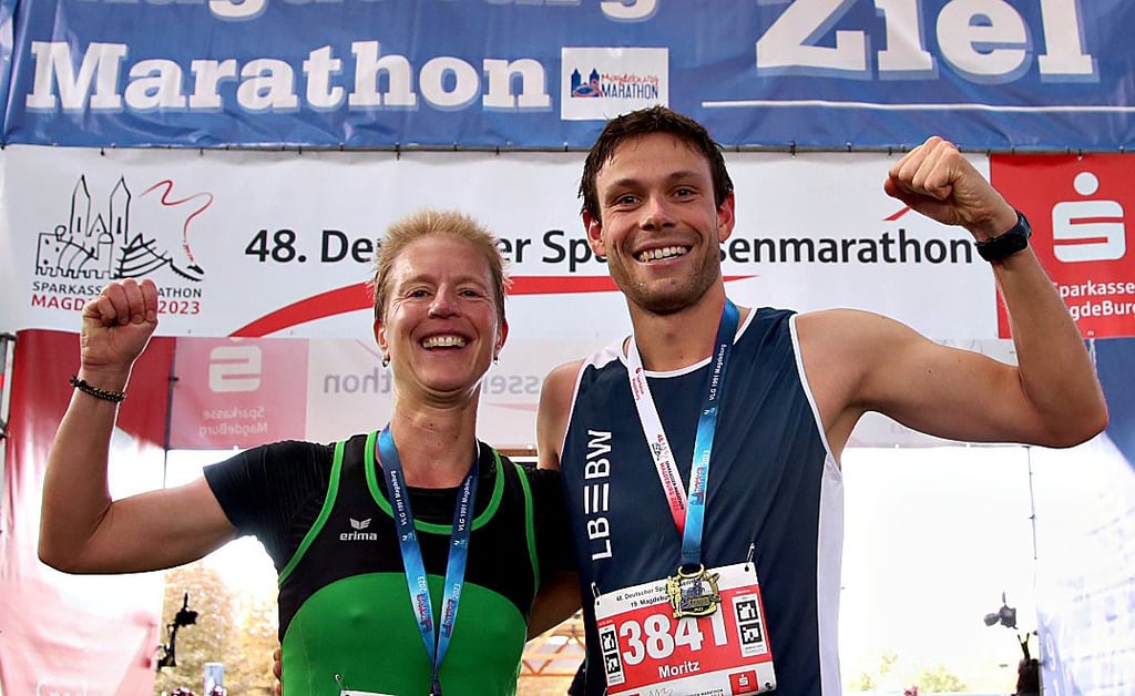 So sieht Begeisterung aus: Nadja Koch und Moritz Bickel.