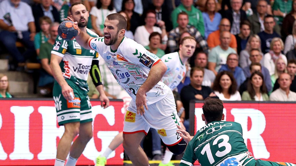 Lucas Meister erzielte gegen Göppingen seine ersten Tore in dieser Bundesliga-Saison.