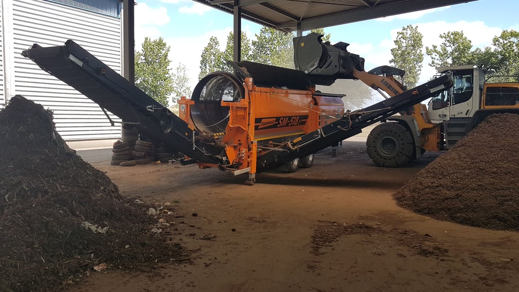So läuft bisher der Kompostierprozess in der Anlage im havelländischen Schwanebeck ab. Dort sollen ab Mitte kommenden Jahres auch Bioabfälle aus dem Landkreis Stendal kompostiert werden.