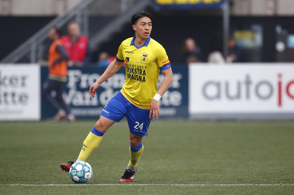 Der vereinslose Spieler Sai van Wermeskerken trainiert offenbar beim 1. FC Magdeburg mit. Hier im Trikot seiner bislang letzten Fußball-Station, dem niederländischen Zweitligisten SC Cambuur.