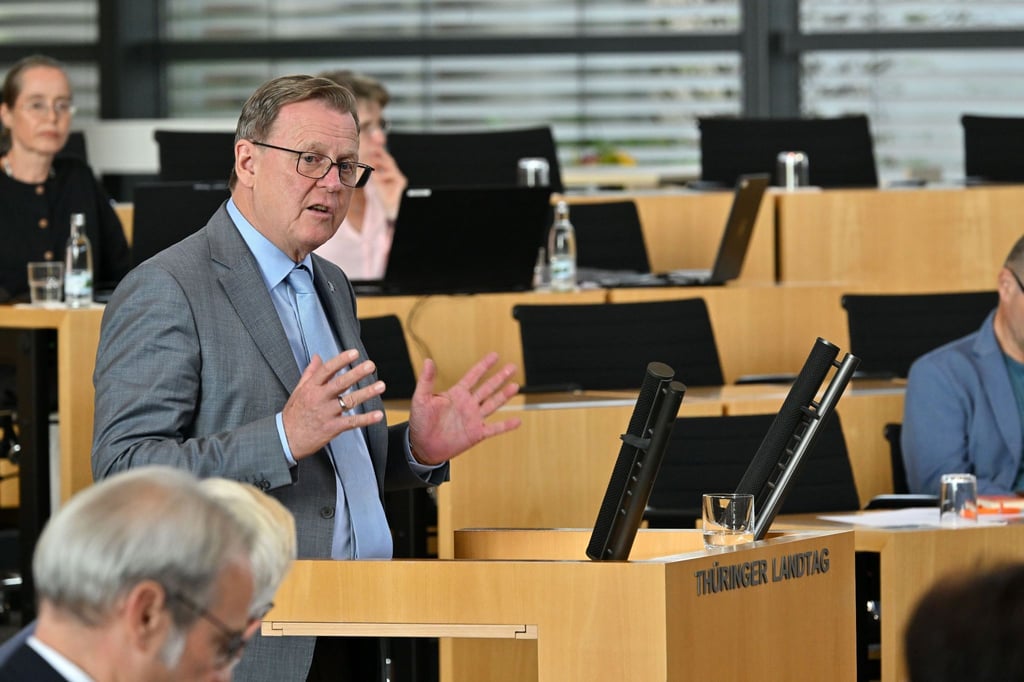 Ministerpräsident von Thüringen Bodo Ramelow (Die Linke).