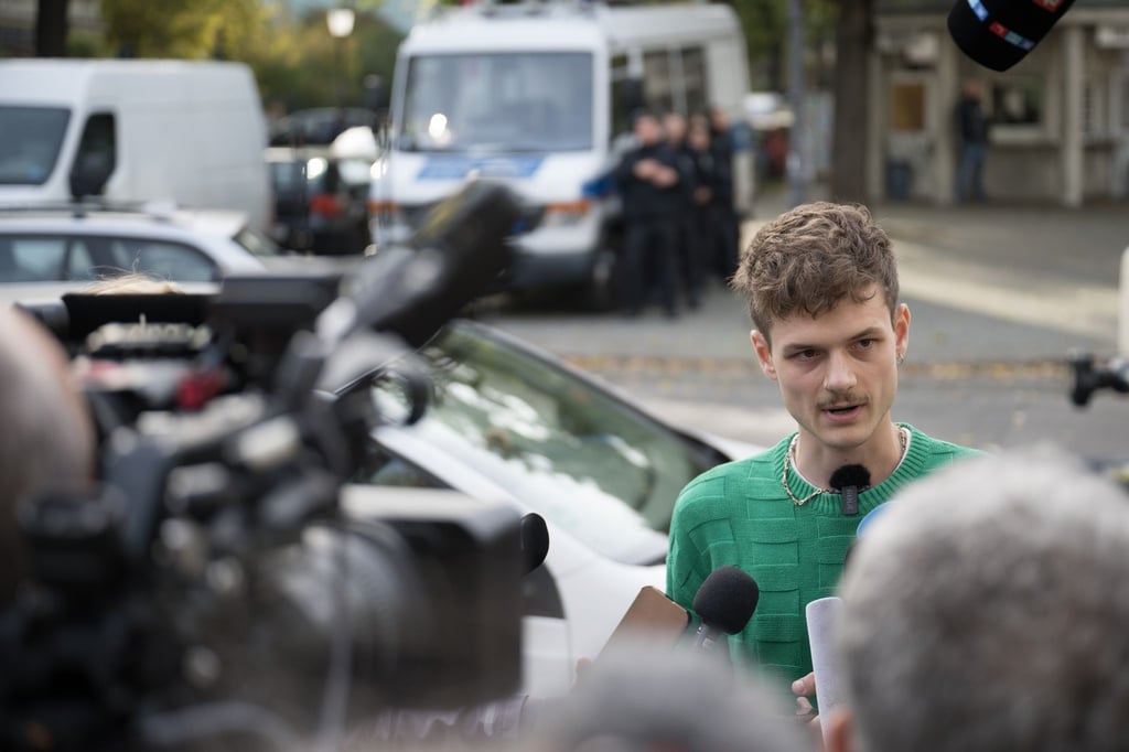 Sprecher der Organisation "Palästina Spricht" Tobias Den Haan.