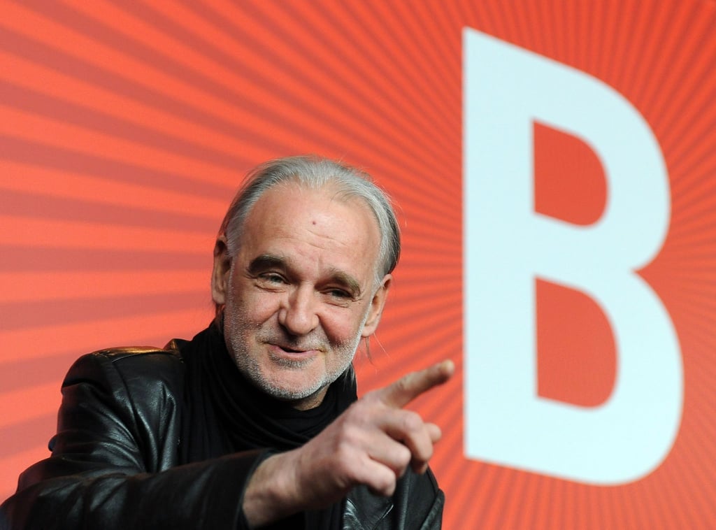 Der Ungarische Filmregisseur Bela Tarr auf einer Pressekonferenz in Berlin.