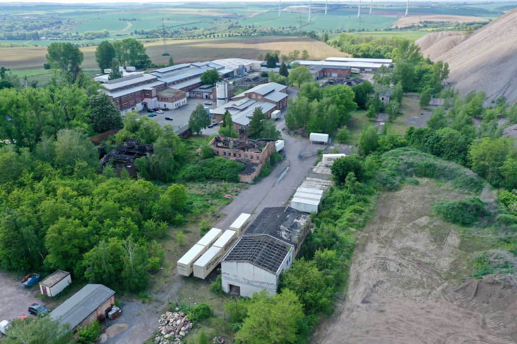 Das Haba-Möbelwerk in Eisleben liegt auf dem ehemaligen Gelände des Wolf-/Fortschrittschachts.