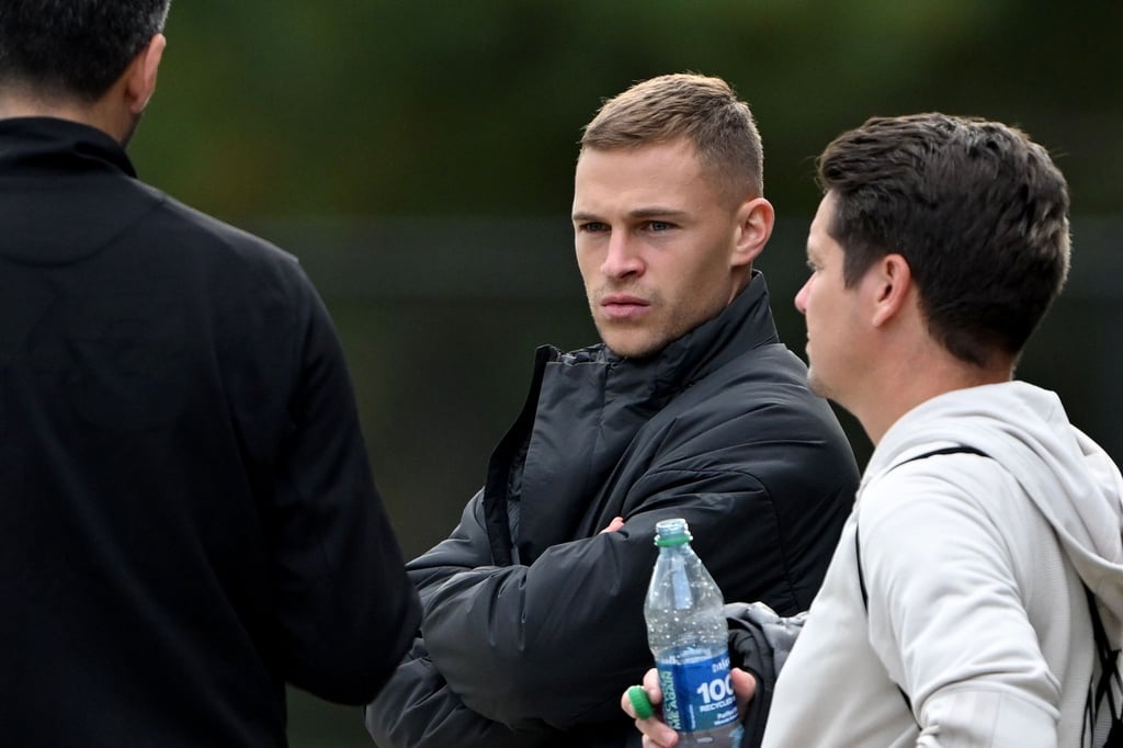 Fehlte wegen einer leichten Erkältung beim Training der DFB-Auswahl: Joshua Kimmich.