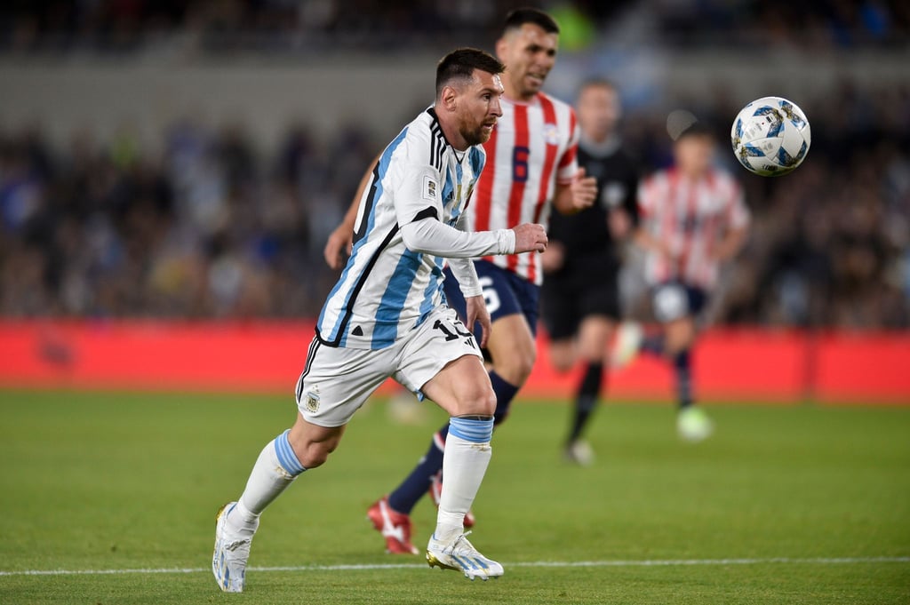 Argentiniens Superstar Lionel Messi wurde in der 53. Minute eingewechselt.