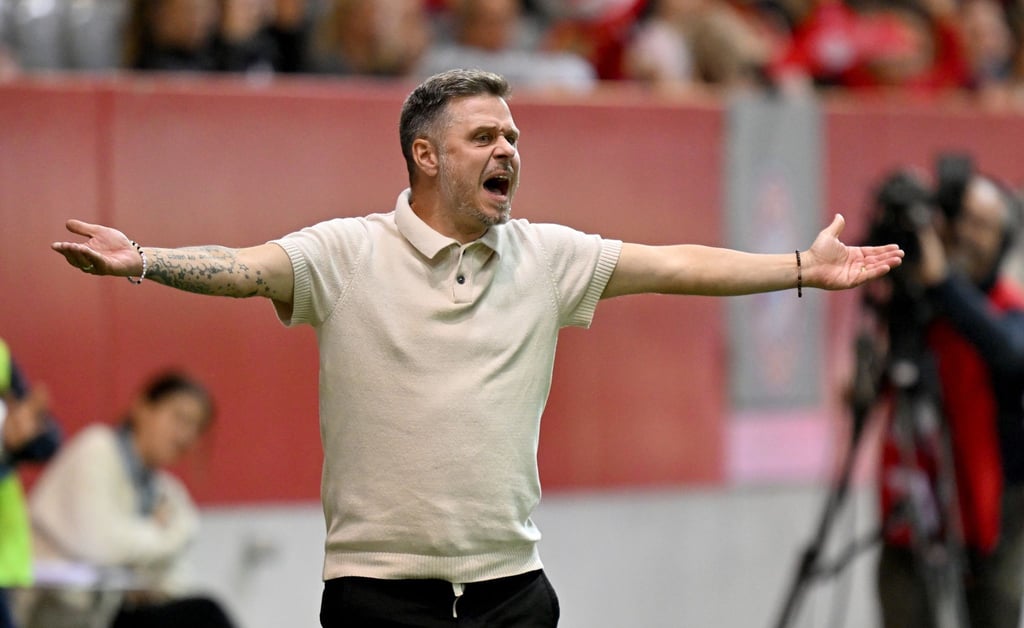 Trainer Alexander Straus und sein Team kamen nicht über ein 0:0 gegen Frankfurt hinaus.