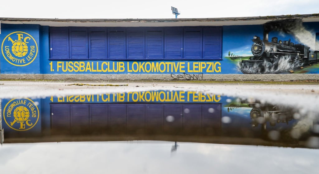 Die Ticketschalter am Bruno-Plache-Stadion, Spielstätte des 1. FC Lokomotive Leipzig.