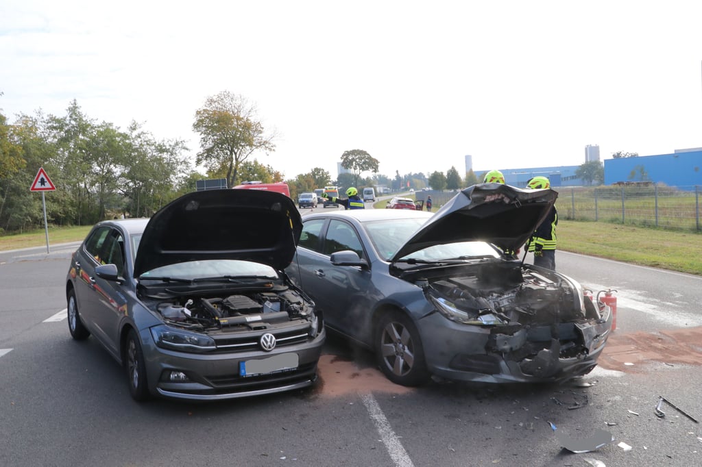 Unfall an der Einmündung der Landesstraße 37 von Seyda auf die Bundesstraße 187 bei Jessen.