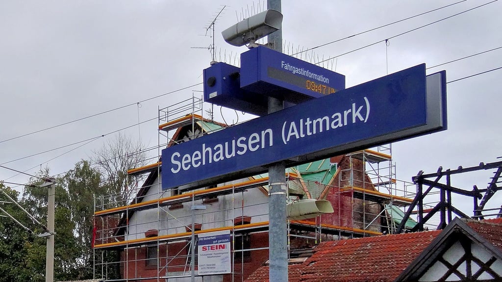 Bald ist der Bahnhof Seehausen in der Altmark wieder ein „richtiger“ Bahnhof - mit Weichen.