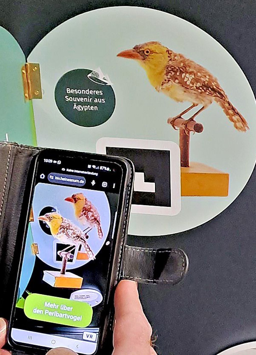 Die Kamera des Smartphones muss nur an Marker gehalten werden - schon erhält man Infos auf seinem Bildschirm.