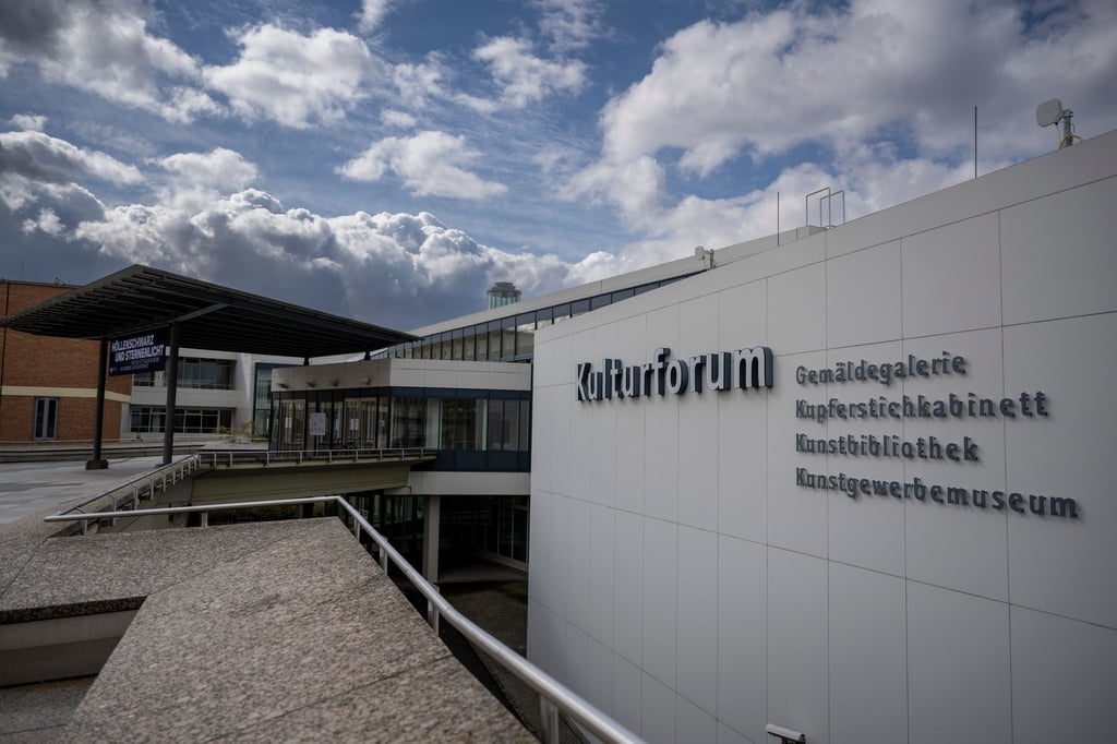 Die Außenansicht vom Kulturforum mit der Gemäldegalerie, dem Kupferstichkabinett, der Kunstbibliothek und dem Kunstgewerbemuseum.