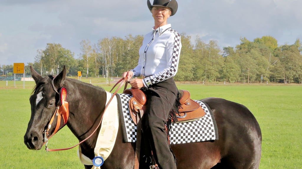 Trainerin Andrea Rongelraths-Ganzer erreichte mit „Fancy Kruzin“ bei der DM den neunten Platz.