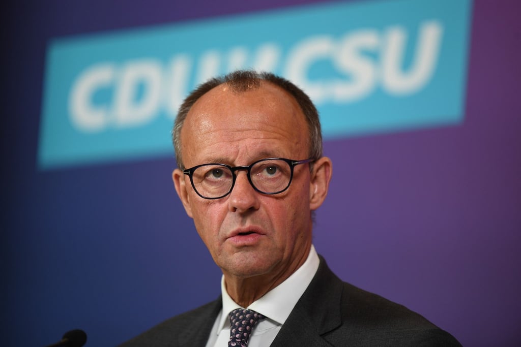 Friedrich Merz, CDU Bundesvorsitzender und Fraktionsvorsitzender der CDU/CSU Fraktion.