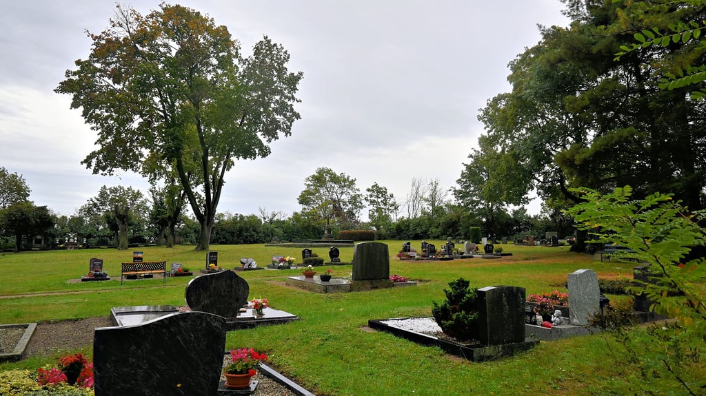 Der Friedhof in Krottorf.