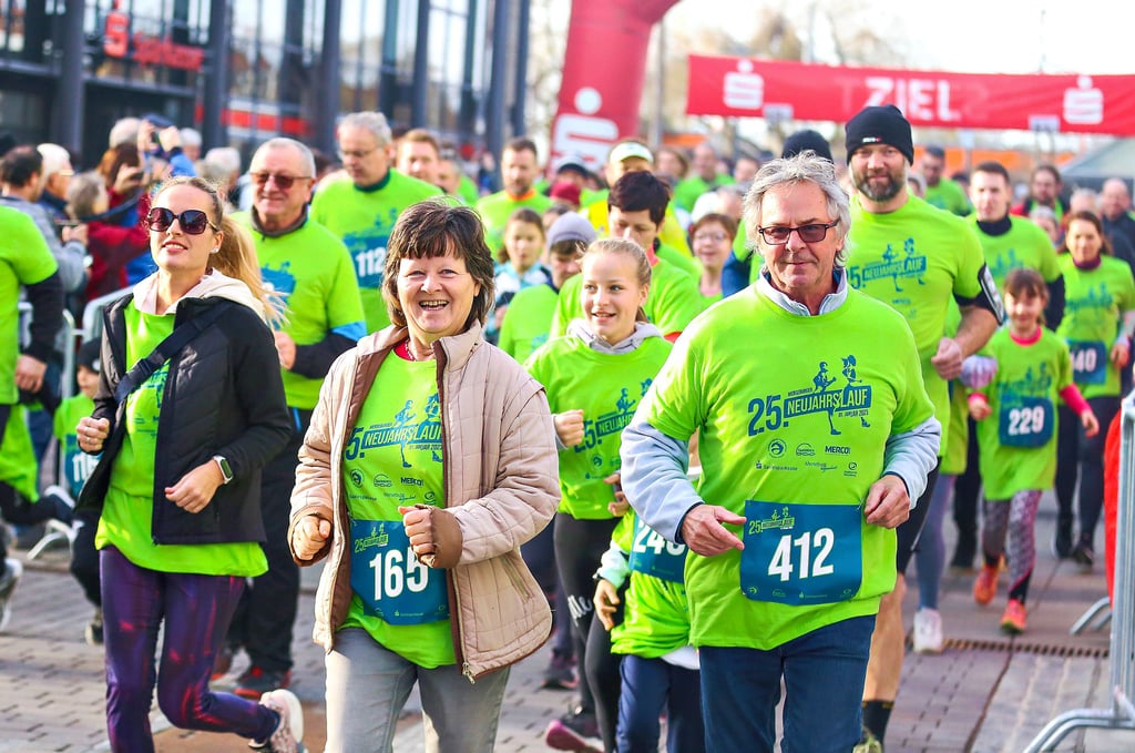 Rückblick: Am 1. Januar 2023 liefen 479 Aktive beim Neujahrslauf in Merseburg mit.
