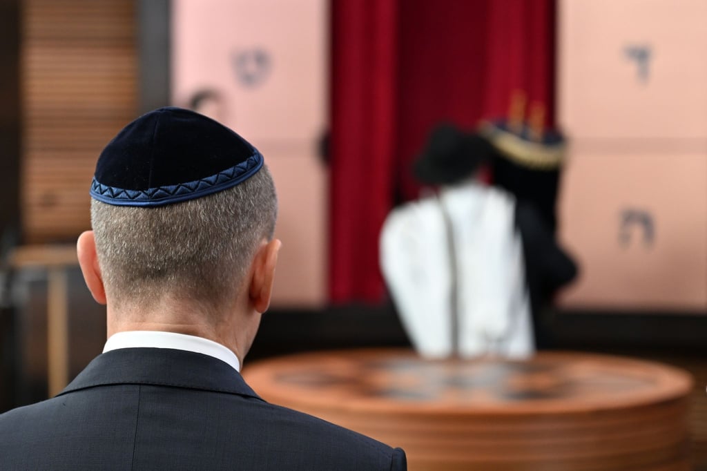 Einweihung der neu erbauten Synagoge in Dessau-Roßlau.