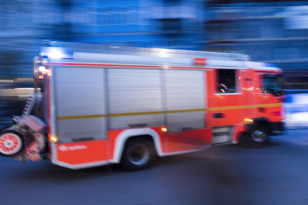 In Reinsdorf brannte am Sonntag eine Scheune. Sieben Ortsfeuerwehren rückten aus.