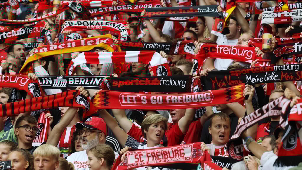 Fans des SC Freiburg.