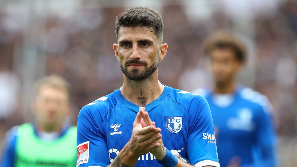 Cristiano Piccini, Verteidiger beim 1. FC Magdeburg, fällt bis auf weiteres verletzt aus.
