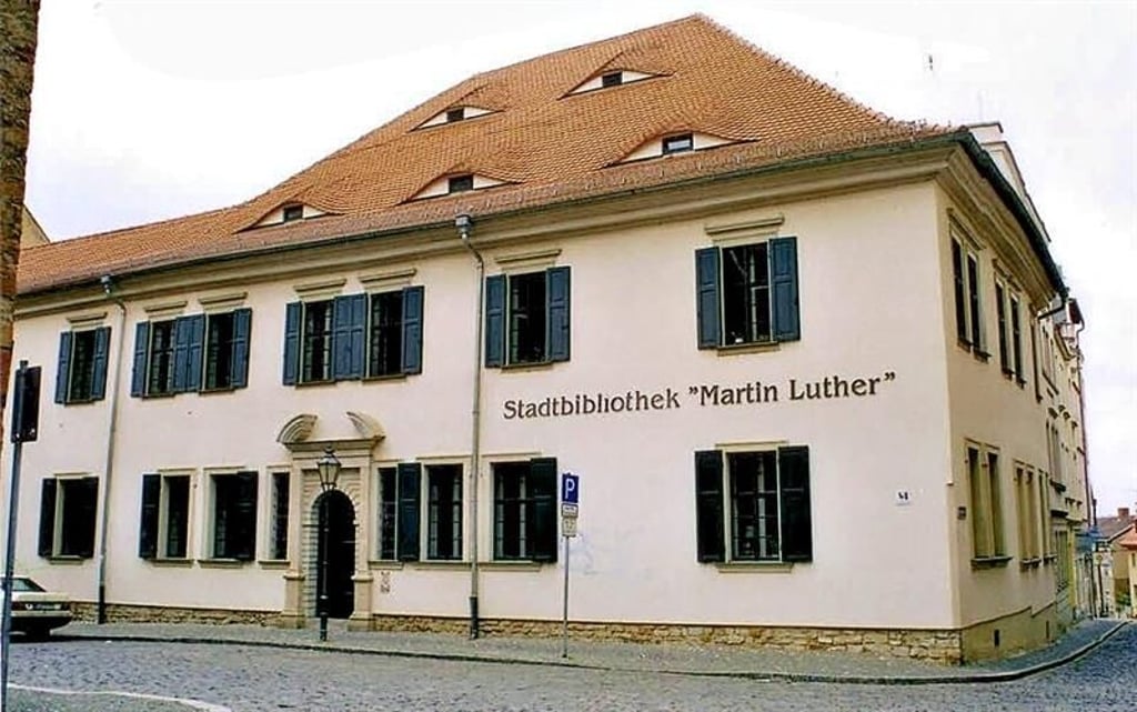 Die Stadtbibliothek "Martin Luther" in Zeitz.