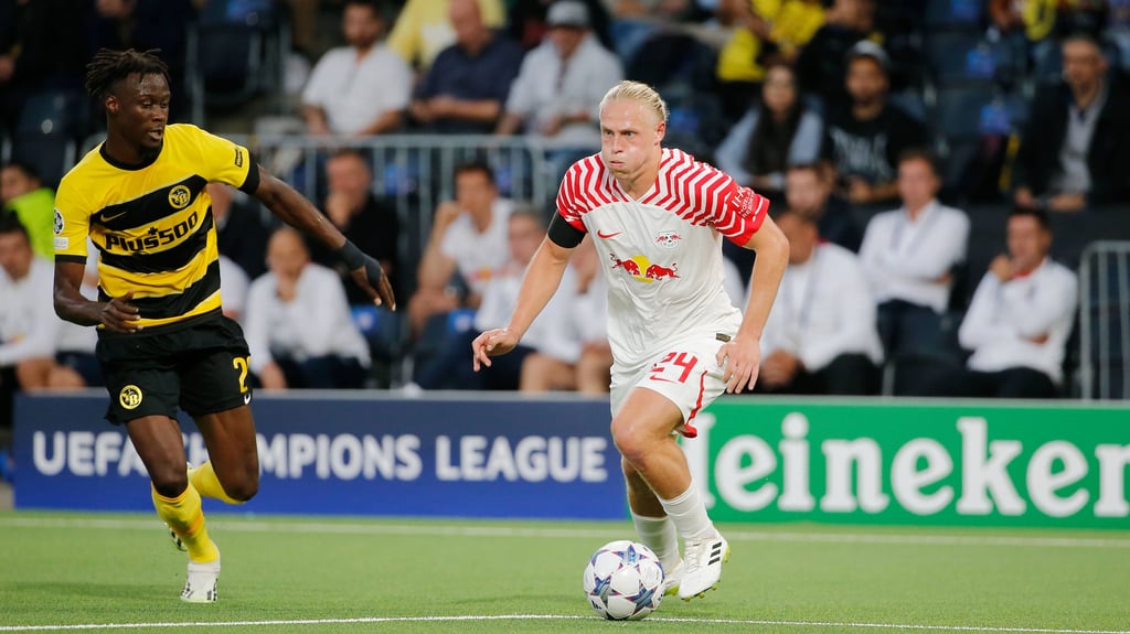 Backen aufgeblasen: Xaver Schlager.