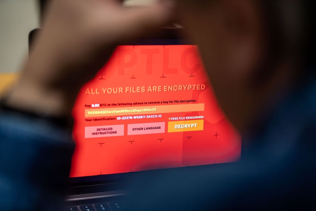Ein Computer ist mit Ransomware befallen: Die Allianz erwartet für das laufende Jahr einen besorgniserregenden Anstieg von Cyberangriffen weltweit vor allem mit Erpressungssoftware.