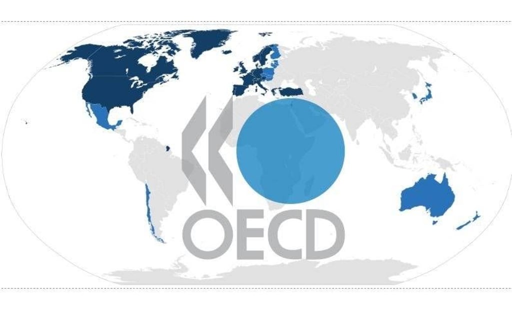 Das Logo der OECD.