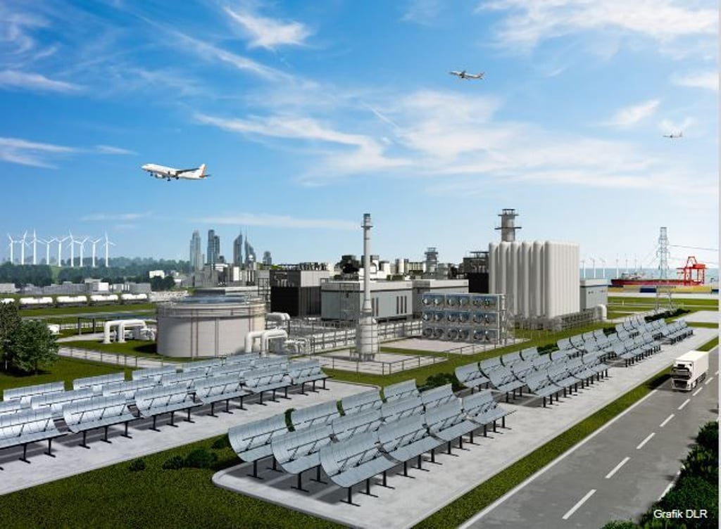 Visualisierung DLR-Forschungsanlage