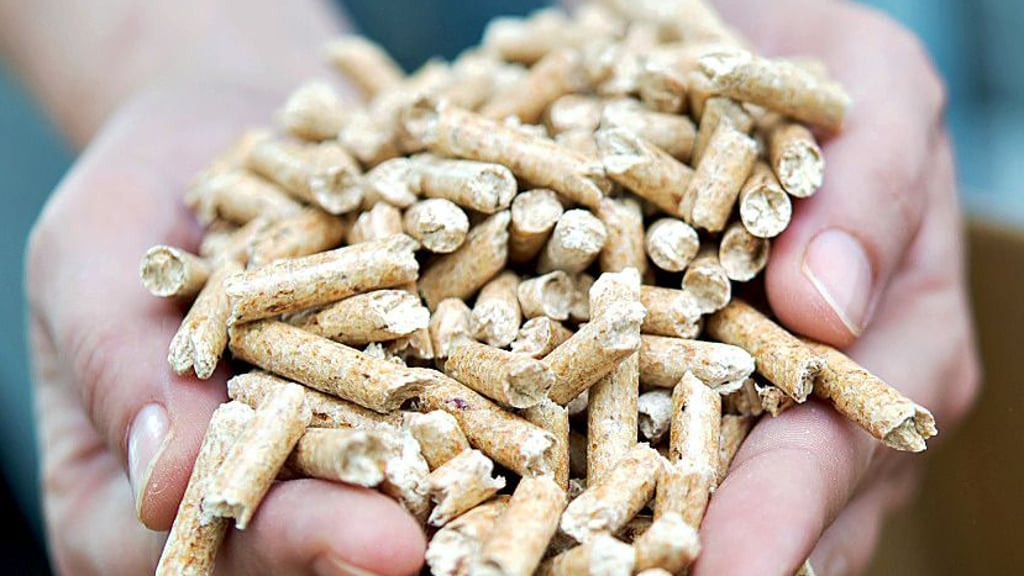Bald wird mit Pellets geheizt.