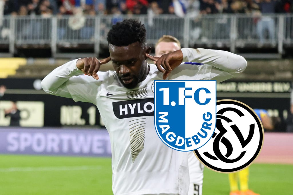 Der SV Elversberg, hier mit Joseph Boyamba, marschiert gefühlt durch alle deutschen Ligen - der SVE trifft am Sonntag auf den 1. FC Magdeburg.