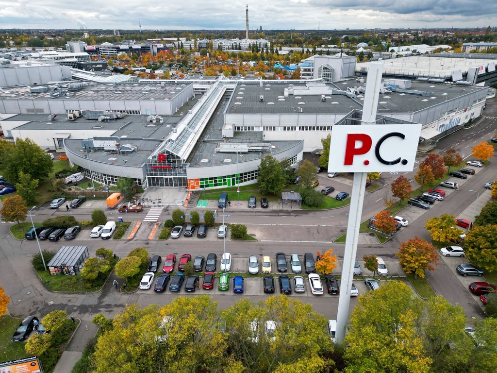 Die Solaranlage auf dem Dach des Paunsdorf-Centers