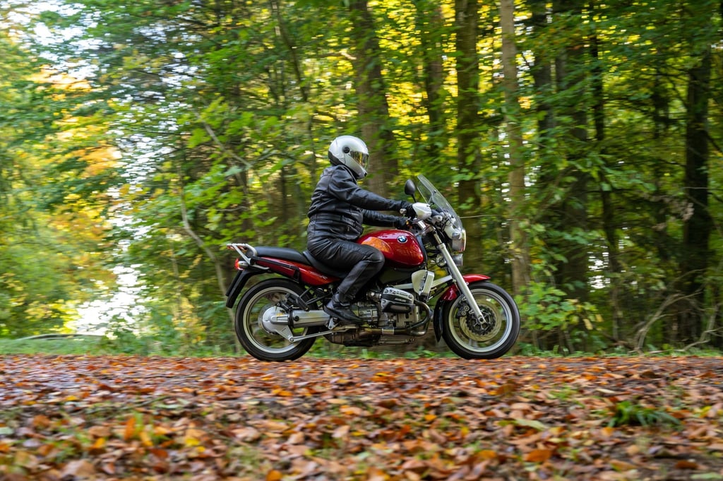Durch Laub oder Ernterückstände können die Straßen im Herbst recht rutschig werden, vor allem in schattigen Passagen.