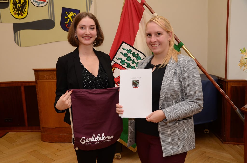Pauline Hundt und Lisa Scholz (von links) sind die neuen Gardelehrerinnen.
