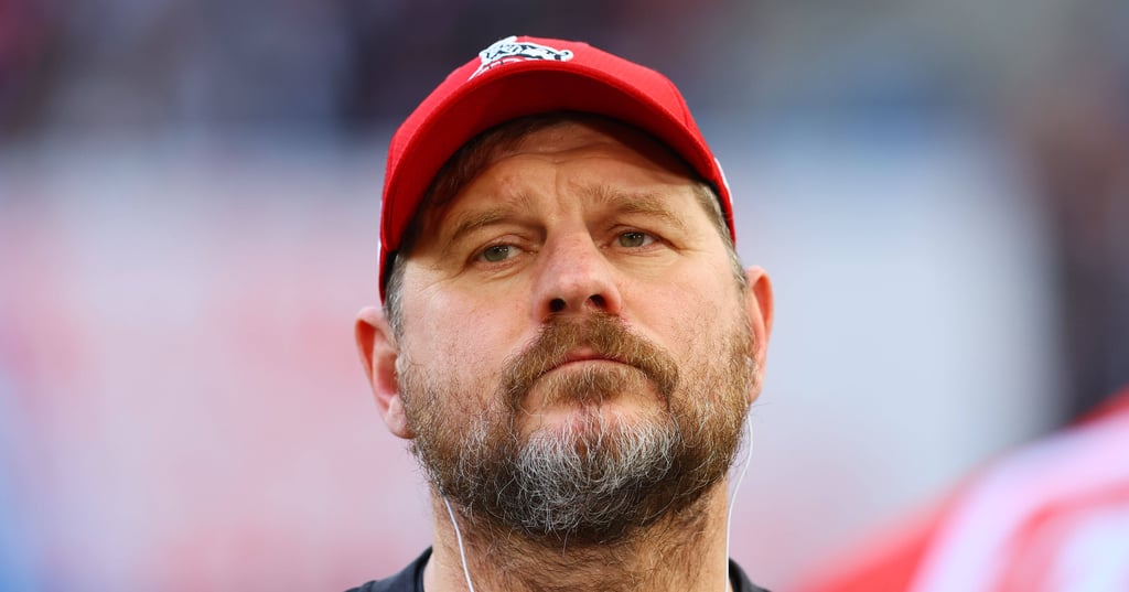 Steffen Baumgart bei einem Spielgegen RB.