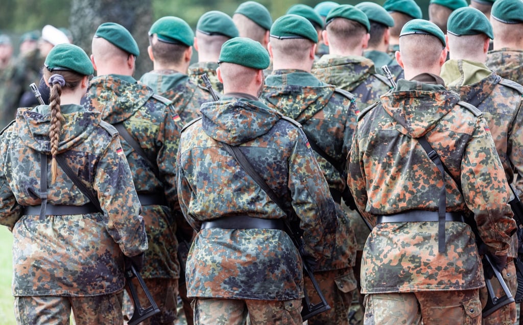 Soldaten der Bundeswehr im mecklenburgischen Hagenow.