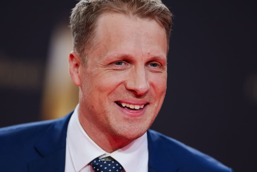 Moderator Oliver Pocher kommt zur Verleihung der Deutschen Fernsehpreise 2023 ins Coloneum nach Köln.