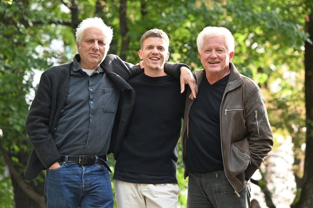 Die Schauspieler Udo Wachtveitl (l-r) als Kommissar Franz Leitmayr, Ferdinand Hofer als Kalli Hammermann und Miroslav Nemec als Kommissar Ivo Batic.