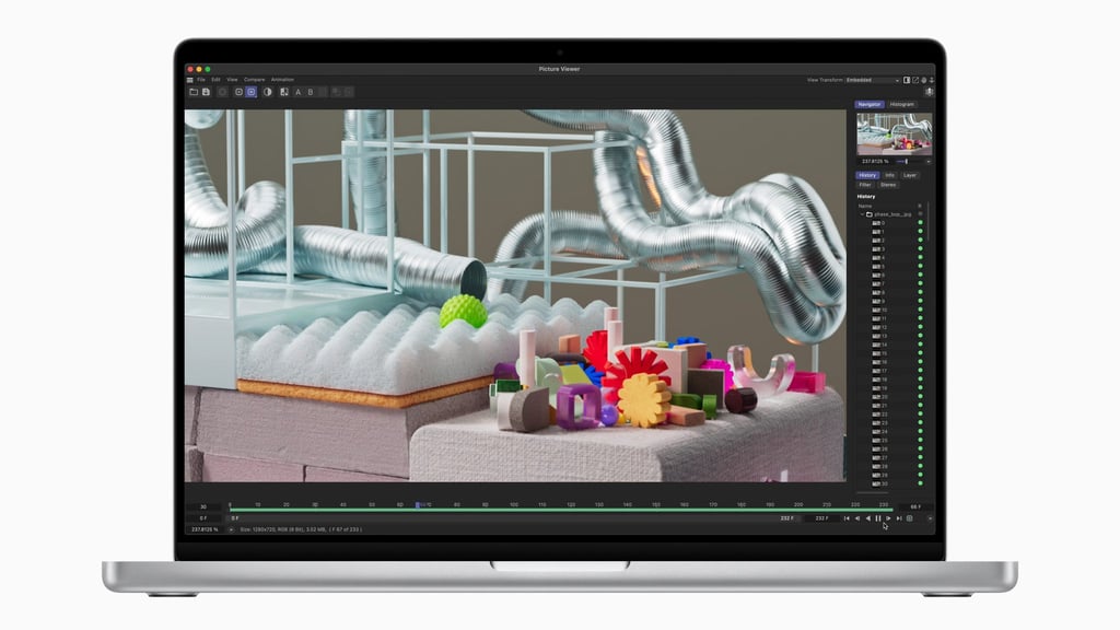 Neue Grafikpower durch verbesserte Chips - das zeichnet die neuesten Macbook-Pro-Modelle aus.