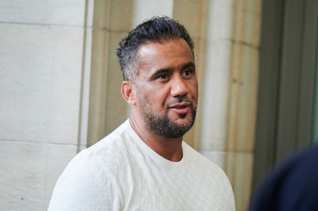 Arafat Abou-Chaker vor Gericht in Berlin.